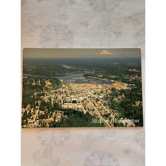 Washington State Vintage Topographical Postcards circa 1992 - Picture 2 of 11